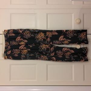 Amour vert satiny floral pants